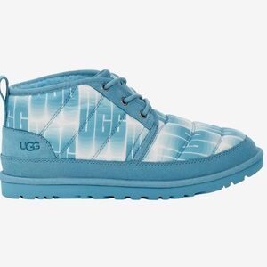 UGG Blue Quilted Ankle Boots